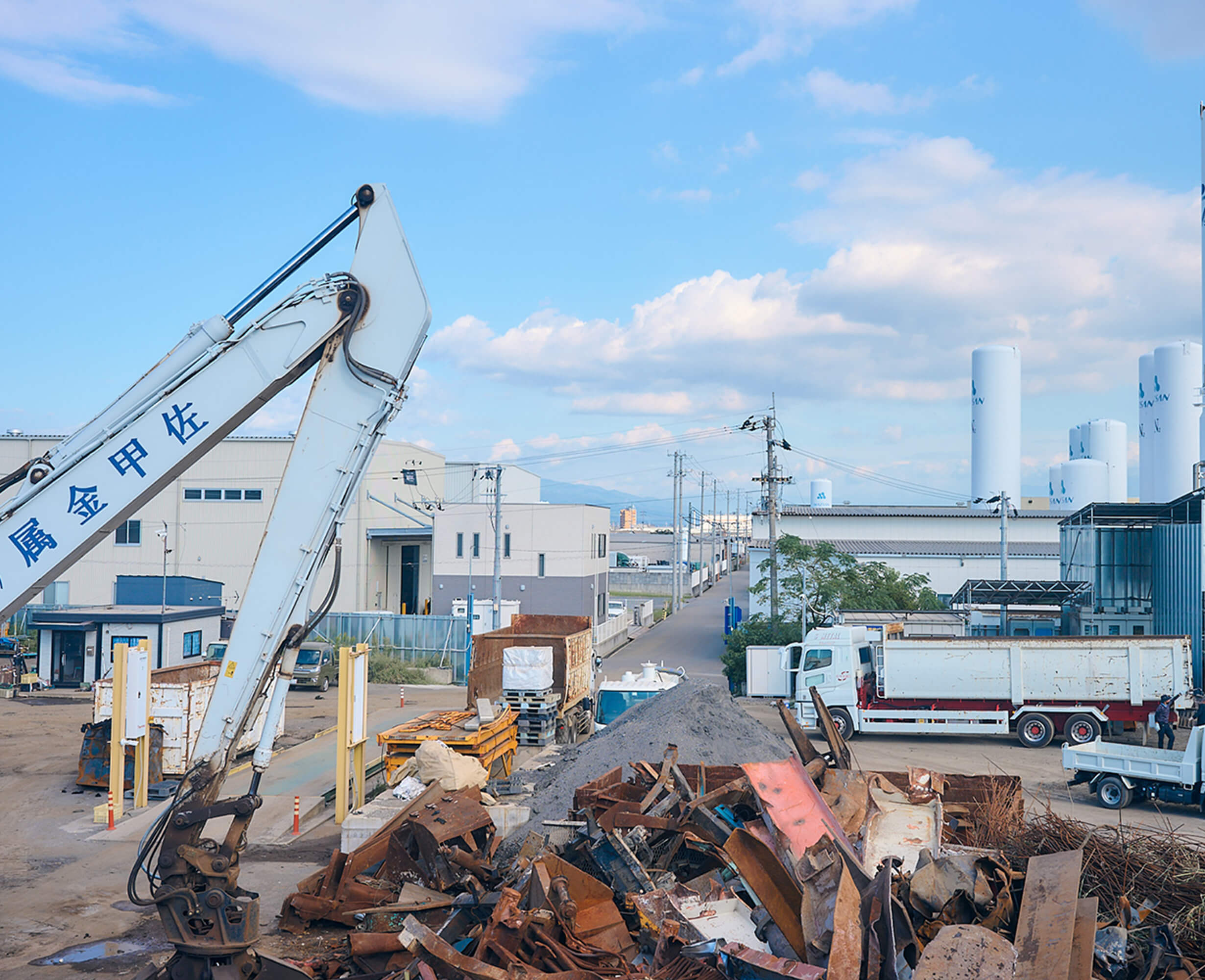 佐甲金属の現場
